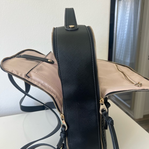 Calpak Black Backpack Elegant Minimalist Design - Picture 12 of 13